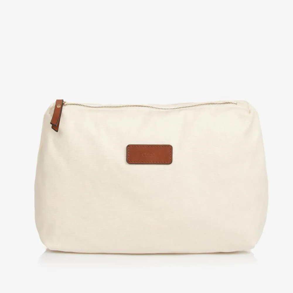 Chloé Gifts*Ivory Canvas Changing Backpack (35cm)