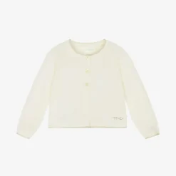 Marie-Chantal Tops|Tops*Ivory Cashmere Angel Wing Cardigan