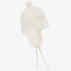 Bonpoint Hats*Ivory Cashmere Knit Hat