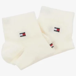 Tommy Hilfiger Socks*Ivory Cotton Ankle Socks (2 Pack)
