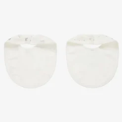 Petit Bateau Gifts*Ivory Cotton Baby Bibs (2 Pack)