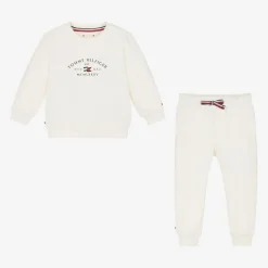 Tommy Hilfiger Tracksuits|Tracksuits*Ivory Cotton Baby Tracksuit