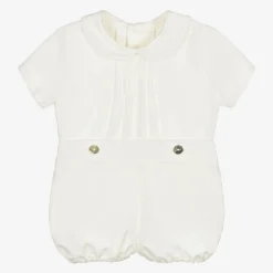 Ancar Outfit Sets|Outfit Sets*Ivory Cotton Buster Suit