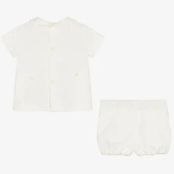 Ancar Outfit Sets|Outfit Sets*Ivory Cotton Buster Suit