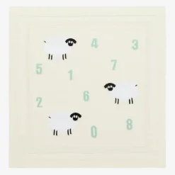 Stella McCartney Kids Gifts*Ivory Cotton Counting Sheep Blanket (73cm)