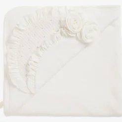 Sofija Towels & Robes*Ivory Cotton Hooded Towel & Mitt Set (76cm)