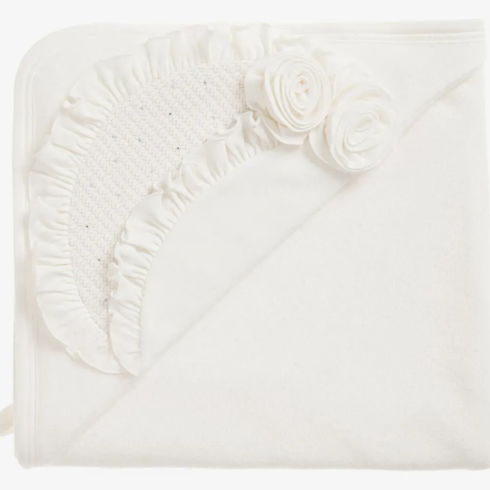 Sofija Towels & Robes*Ivory Cotton Hooded Towel & Mitt Set (76cm)