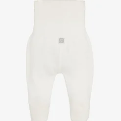 Minutus Trousers|Trousers*Ivory Cotton Knit Baby Trousers