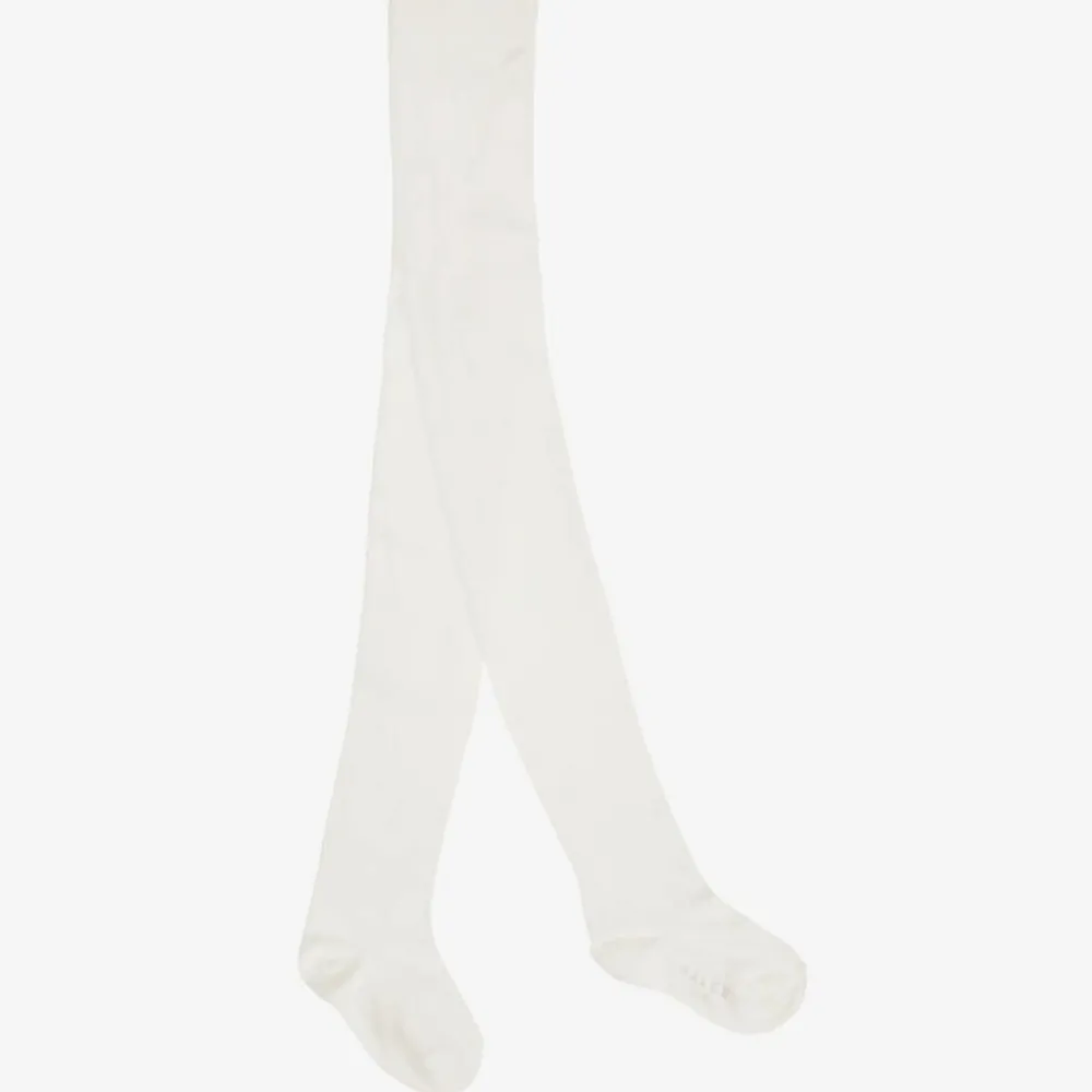 Falke Tights*Ivory Cotton Knit Tights