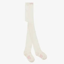 Country Kids Tights*Ivory Cotton Knitted Tights