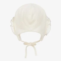 Sofija Hats*Ivory Cotton Padded Bonnet