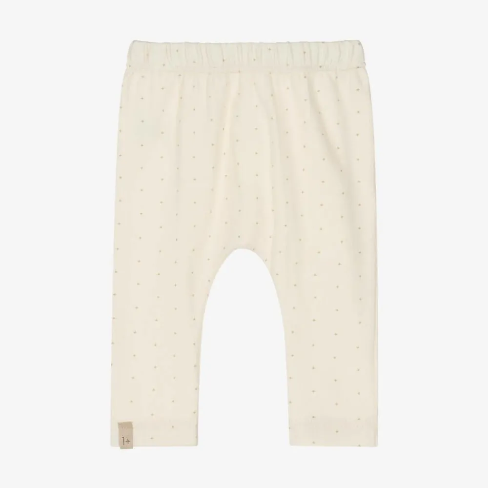 1 + in the family Leggings|Leggings*Ivory Cotton Star Leggings