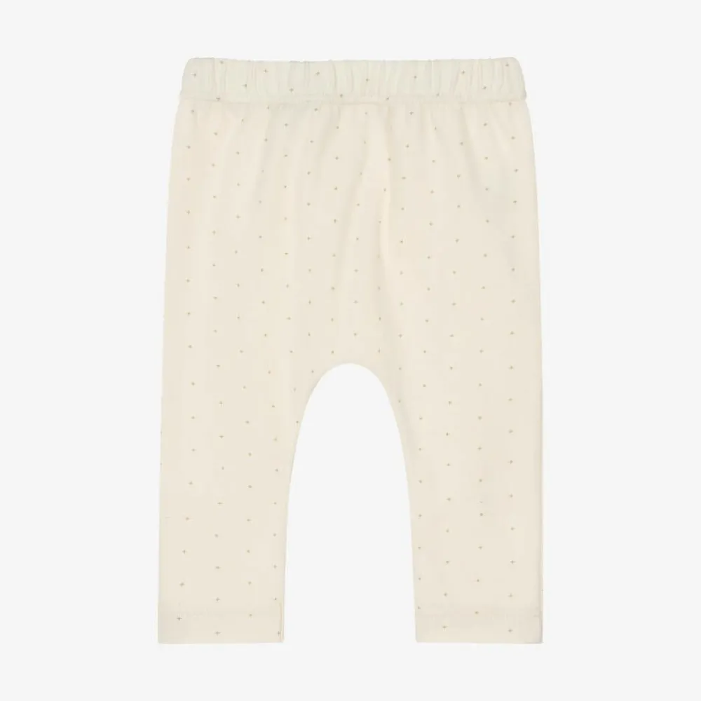 1 + in the family Leggings|Leggings*Ivory Cotton Star Leggings