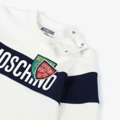 Moschino Baby Tops*Ivory Cotton Sweatshirt