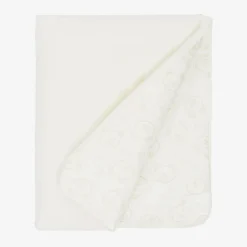 Guess Blankets & Shawls*Ivory Cotton Teddy Bear Blanket (92cm)