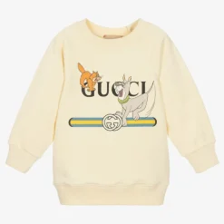 Gucci Tops*Ivory Cotton The Jetsons Sweatshirt