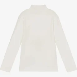 Everything Must Change Tops*Ivory Cotton Turtleneck Top