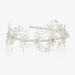 Sienna Likes To Party Hair Accessories*Ivory Crystal & Pearl Hairband