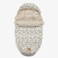 Elodie Footmuffs*Ivory Dalmatian Print Footmuff (90cm)