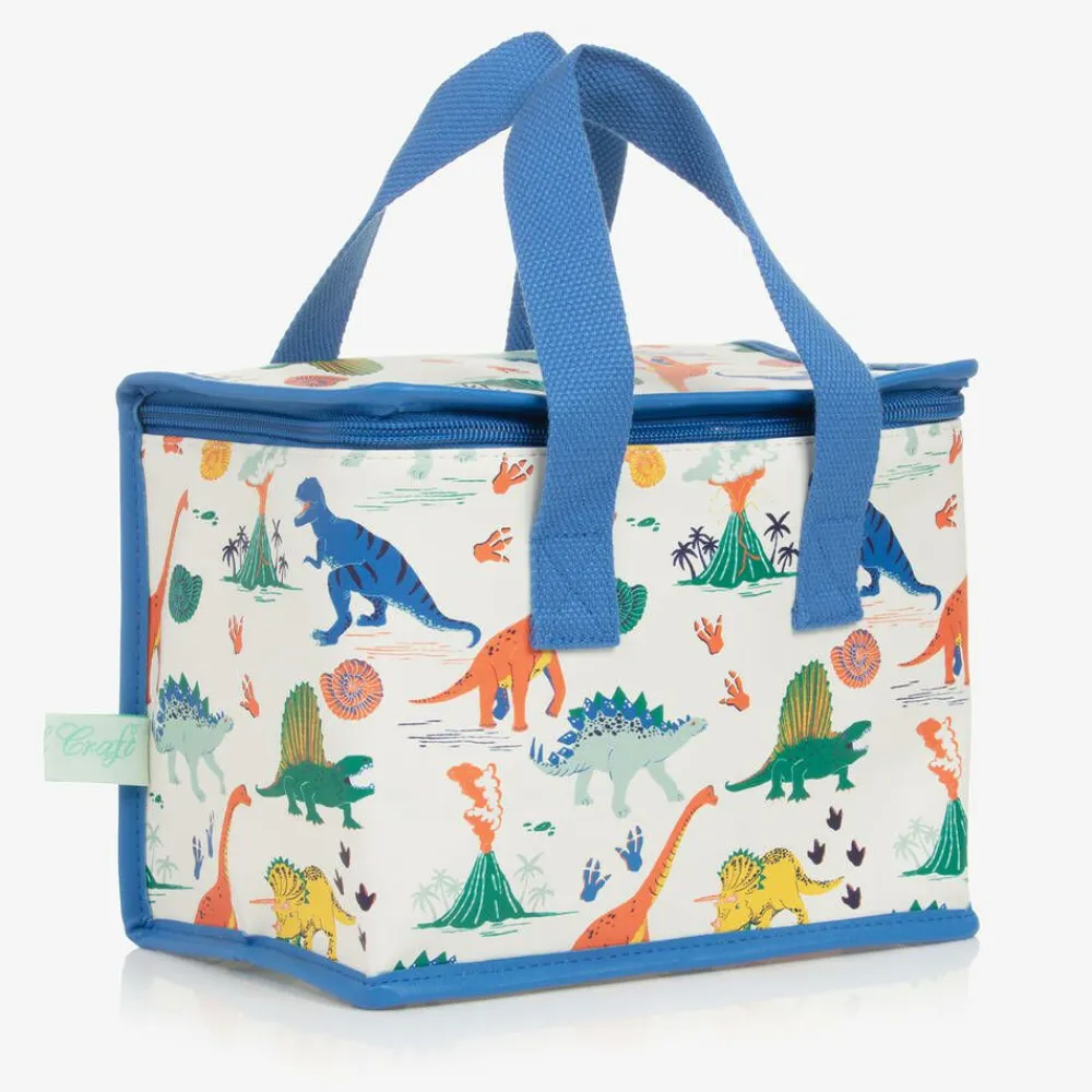 Powell Craft Lunch Accessories|Lunch Accessories*Ivory Dinosaur Print Lunch Bag (20cm)