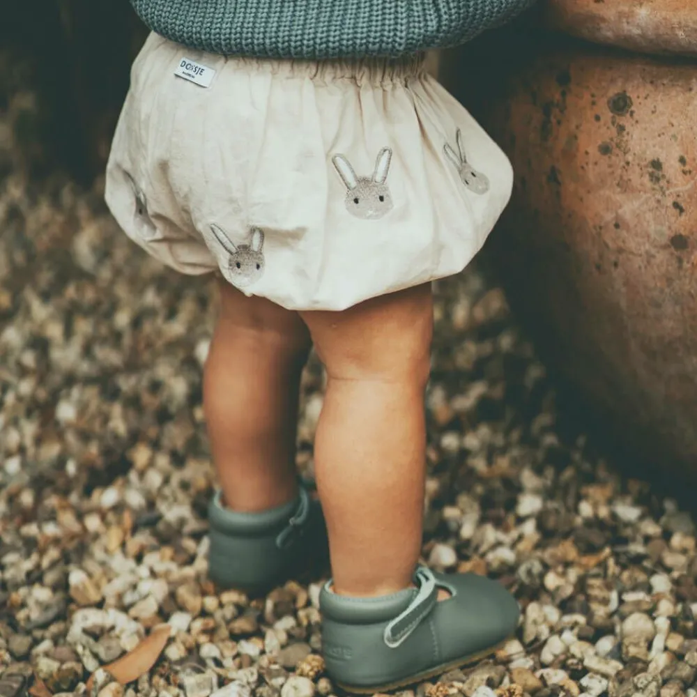 Donsje Shorts|Shorts*Ivory Embroidered Cotton Bunny Shorts WarmWhite