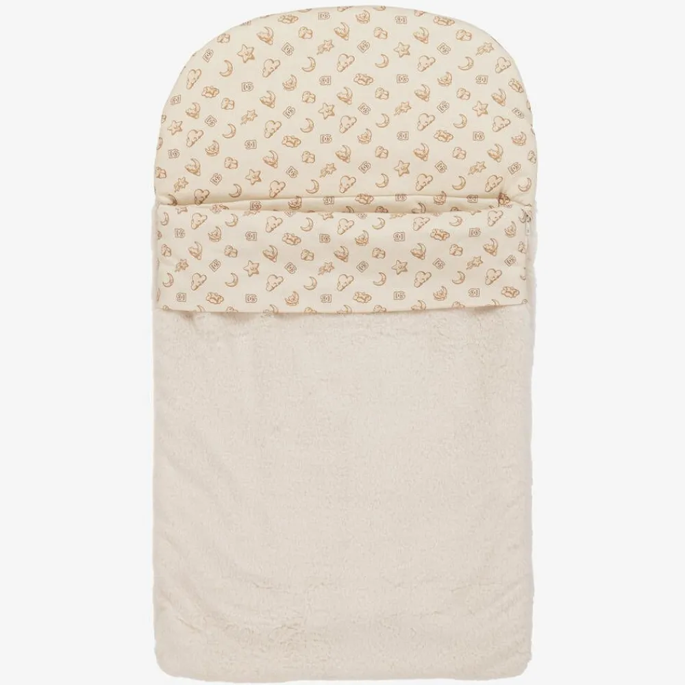 Dolce amp; Gabbana Nests*Ivory Faux Fur Baby Nest (80cm)