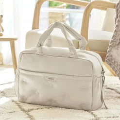 Mayoral Newborn Bags*Ivory Faux Leather Changing Bag (46cm)