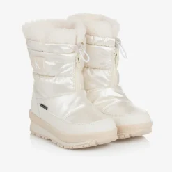 Calvin Klein Snow Boots|Snow Boots*Ivory Faux Leather Snow Boots