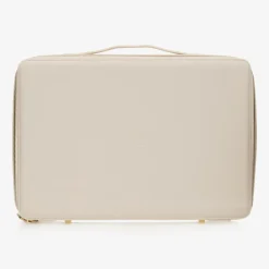 Bonpoint Bags*Ivory Faux Leather Suitcase (42cm)