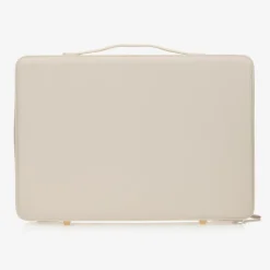 Bonpoint Bags*Ivory Faux Leather Suitcase (42cm)