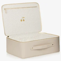 Bonpoint Bags*Ivory Faux Leather Suitcase (42cm)