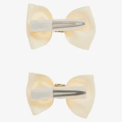 Milledeux Hair Accessories*Ivory Hair Clips (2 Pack)