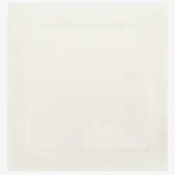 Mebi Gifts*Ivory Knitted & Lace Blanket (88cm)