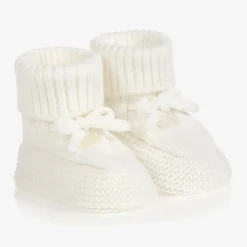 Mayoral Booties|Booties*Ivory Knitted Booties