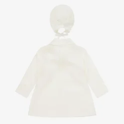 Artesanía Granlei Coats & Jackets*Ivory Knitted Coat & Hat Set