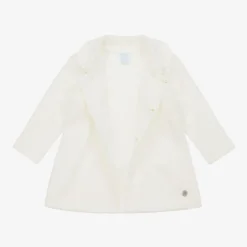 Artesanía Granlei Coats & Jackets*Ivory Knitted Coat & Hat Set