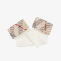 Burberry Socks*Ivory Knitted Cotton Socks (2 Pack)