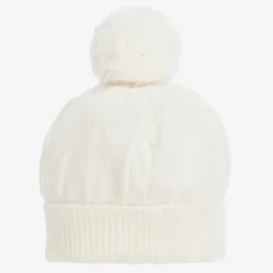 Emile et Rose Hats*Ivory Knitted Pom-Pom Hat