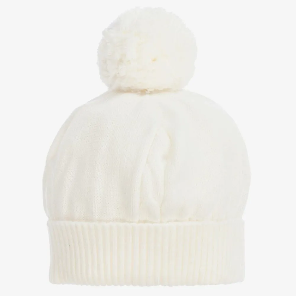 Emile et Rose Hats*Ivory Knitted Pom-Pom Hat