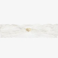 Cute Cute Hair Accessories*Ivory Lace & Pearl Headband