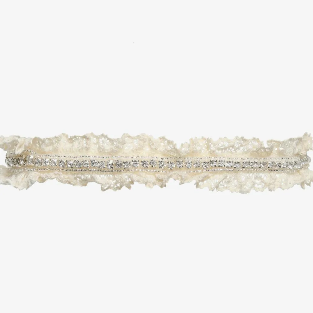 Cute Cute Hair Accessories*Ivory Lace Headband