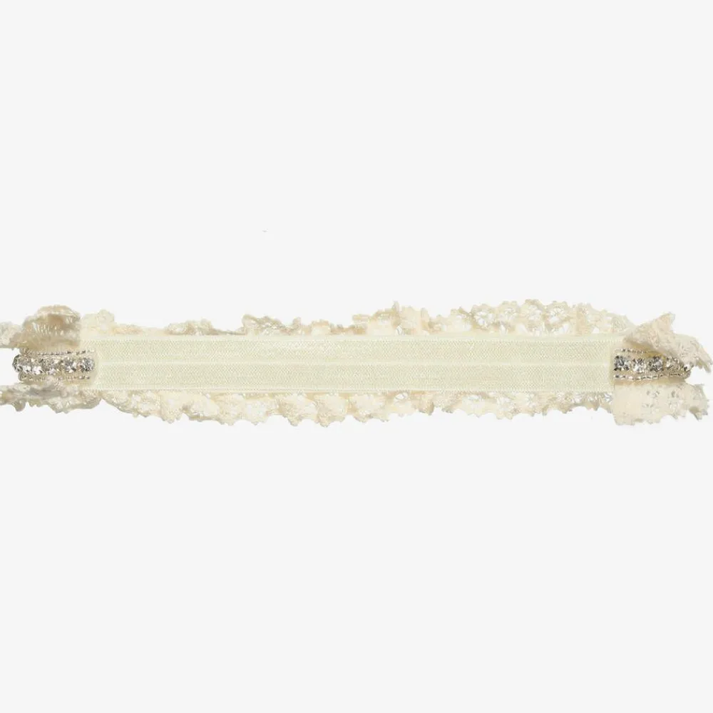 Cute Cute Hair Accessories*Ivory Lace Headband
