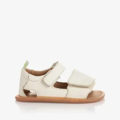 Tip Toey Joey First Walkers|First Walkers*Ivory Leather Baby Sandals