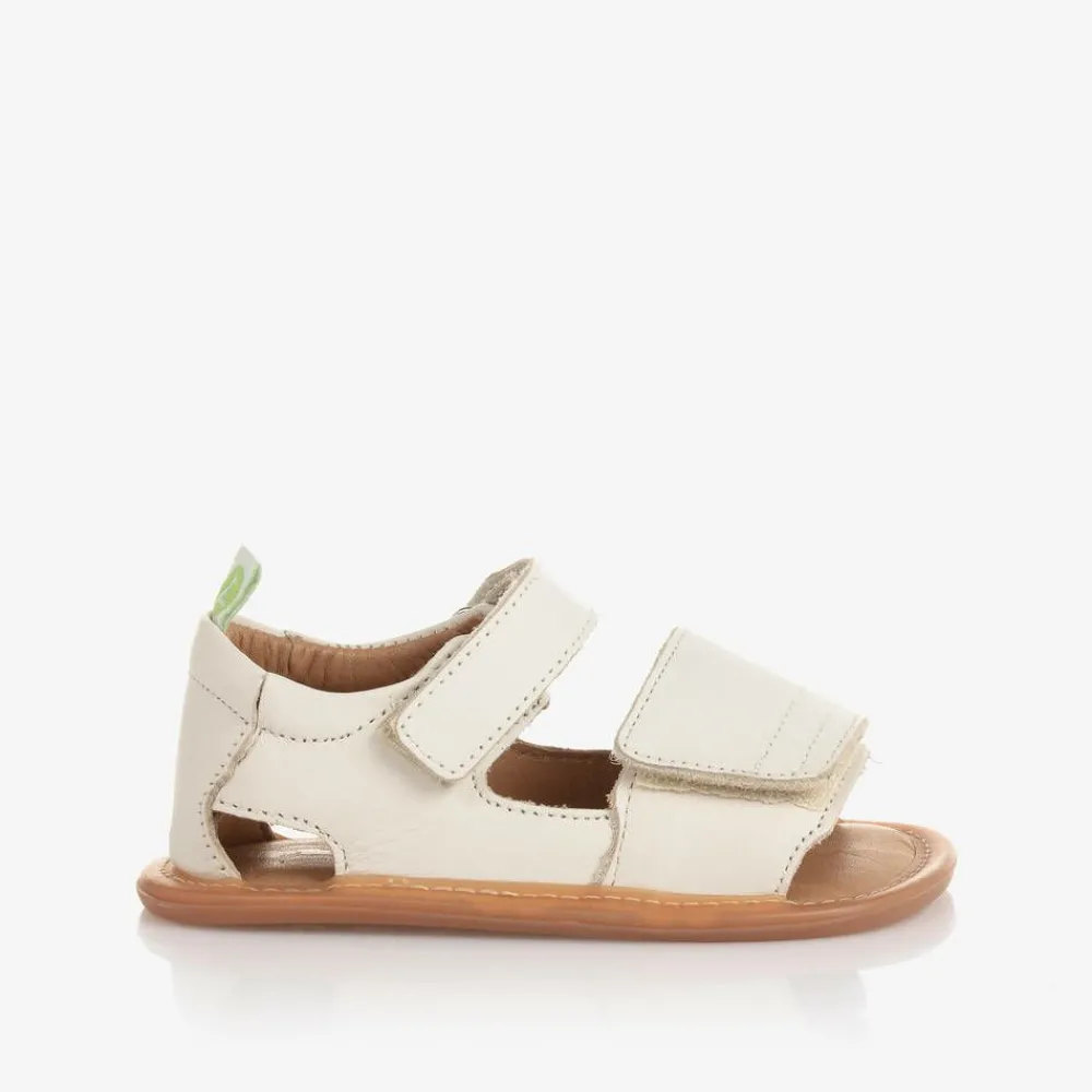 Tip Toey Joey First Walkers|First Walkers*Ivory Leather Baby Sandals