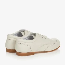 Childrens Classics Traditional Shoes|Brogues*Ivory Leather Brogue Shoes