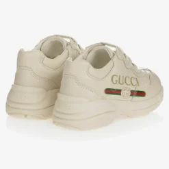 Gucci Trainers|Trainers*Ivory Leather Rhyton Trainers