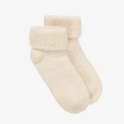 NaturaPura Socks|Socks*Ivory Organic Cotton Baby Socks