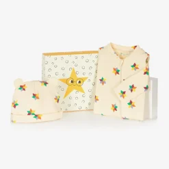 The Bonniemob Gifts|Babysuits*Ivory Organic Cotton Babygrow & Hat Set
