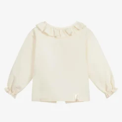 NaturaPura Tops*Ivory Organic Cotton Blouse
