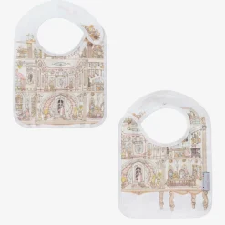 Atelier Choux Paris Sleeping Accessories*Ivory Organic Cotton Swaddle & Bib Set